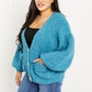 Davi & Dani Just a Fling Full Size Button Down Cardigan -