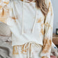 Davi & Dani Just a Fling Full Size Button Down Cardigan - Apricot / XL