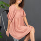 GeeGee I Promise Puff Sleeve Dress -