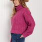 HYFVE Ski Resort Cable Knit Turtleneck Sweater -