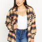 CY Fashion Crushing on Fall Full Size Plaid Shacket -