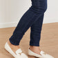 Qupid 9 to 5 Ballerina Metal Detail Loafers -
