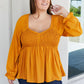 GeeGee Penthouse Smocked Blouse -