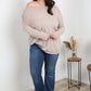 Zenana Full Size Round Neck Dropped Shoulder Tunic Top in Ash Mocha -