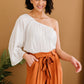 Dress Day Marvelous in Manhattan One-Shoulder Jumpsuit -