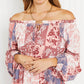 Andree by Unit Patchwork Floral Balloon Sleeve Dress -