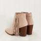 Qupid It's Always Been You Tassel Detail Booties -