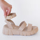 WeeBoo Best Foot Forward Platform Sandals -