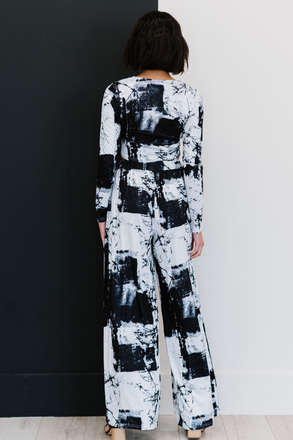 Dress Day Read All About It Abstract Print Set -