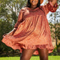 Jodifl Curtain Call Dotted Babydoll Dress -