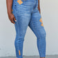 Judy Blue Kimberly 70's Patch Skinny Jeans -