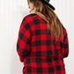 Acting Pro Washington Woodlands Full Size Plaid Juliet Sleeve Top -