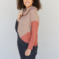 CY Fashion The More The Merrier Color Block Sweater Dress -