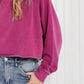 HYFVE Alpine Loop Cropped Rolled Hem Sweatshirt -