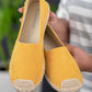 WeeBoo In Step Espadrille Slip-On Flats in Yellow -