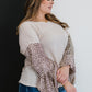 Aspire to Inspire Leopard Bell Sleeve Top -
