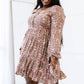 ODDI Floral Tiered Dress -