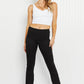 Kimberly C Break a Sweat Fold-Over Flare Leggings -