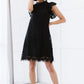 Sweet Lovely by Jen Full Size Fit for Royalty Lace Flutter Sleeve Dress -