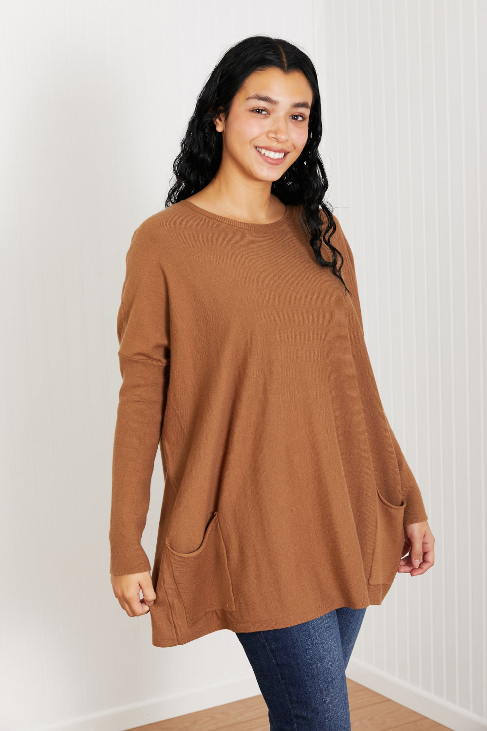 Sweet Lovely by Jen Countdown to Fall Pocket Swing Sweater -