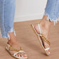 Fortune Dynamic Take A Chance Chain Detail Sandals -
