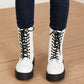 WeeBoo Big Steps Platform Combat Boots -