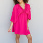 GeeGee Glamour Girl Balloon Sleeve Mini Dress -