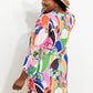 Cotton Bleu Disco Days Full Size Printed Airflow Dress -