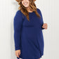 Zenana Forever Friends Full Size Swing Mini Dress -