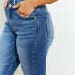 Kancan Sage High Rise Slim Straight Jeans -