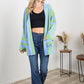 Petal Dew Striped Button-Up Pocket Cardigan -