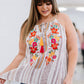 Andree by Unit Serenade Me Full Size Embroidered Sleeveless Blouse -