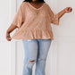 Cheers to You Leopard Burnout Top -