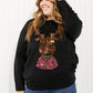 Andree by Unit Christmas Rudolph Full Size Sequin Sweater -