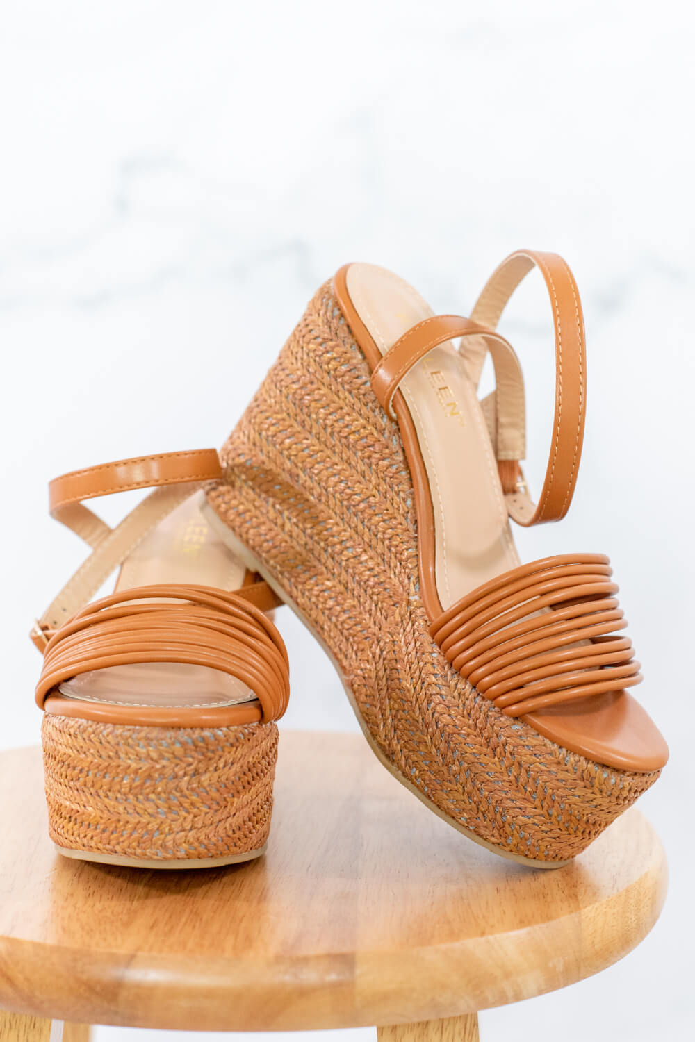 KAYLEEN Vacation Home Espadrille Wedge Sandals -