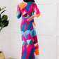Shapeshifter Geometric Maxi Dress -