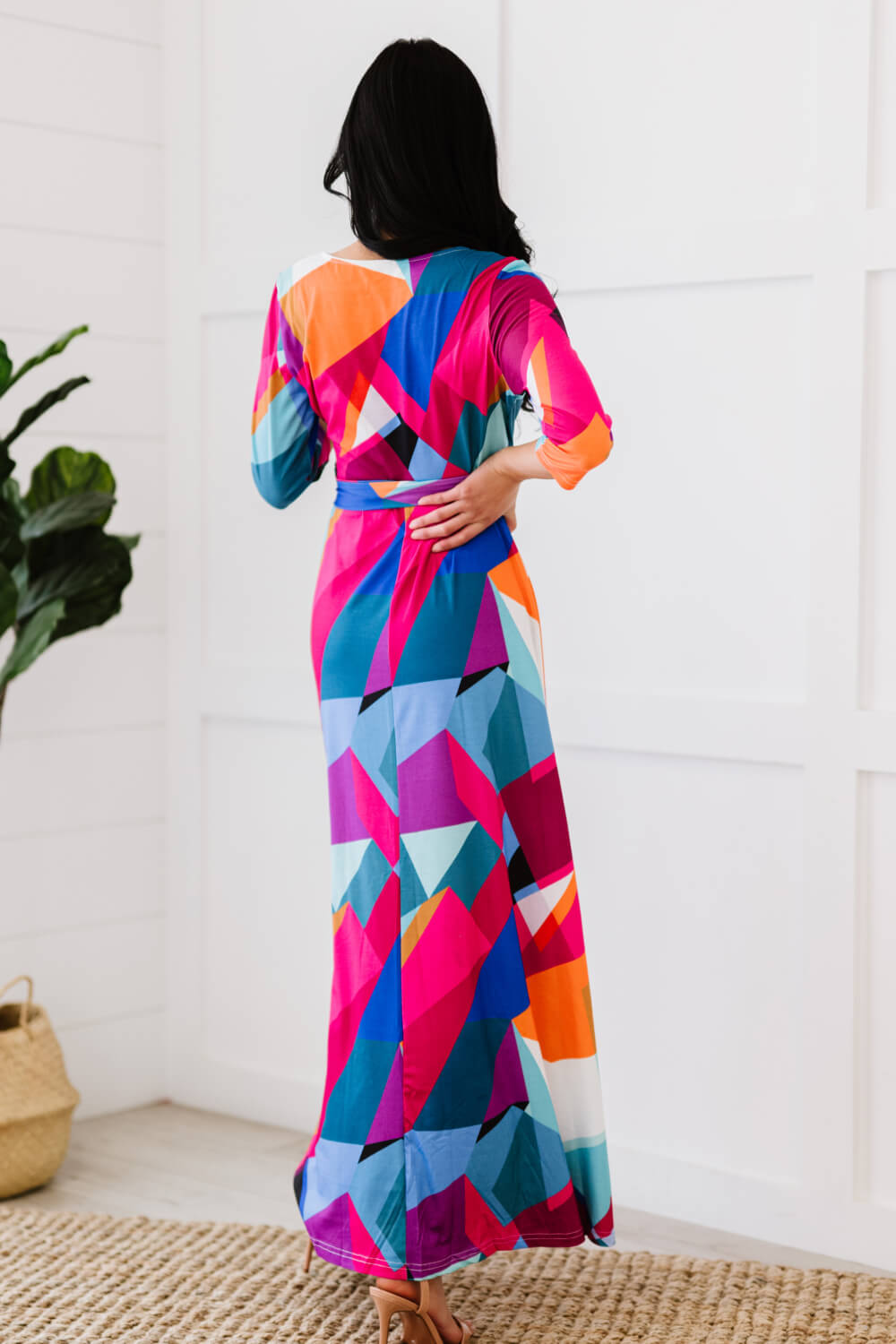 Shapeshifter Geometric Maxi Dress -