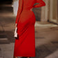 Zip Up Split Maxi Dress -