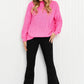 Davi & Dani Camera Ready Full Size Mock Neck Sweater -