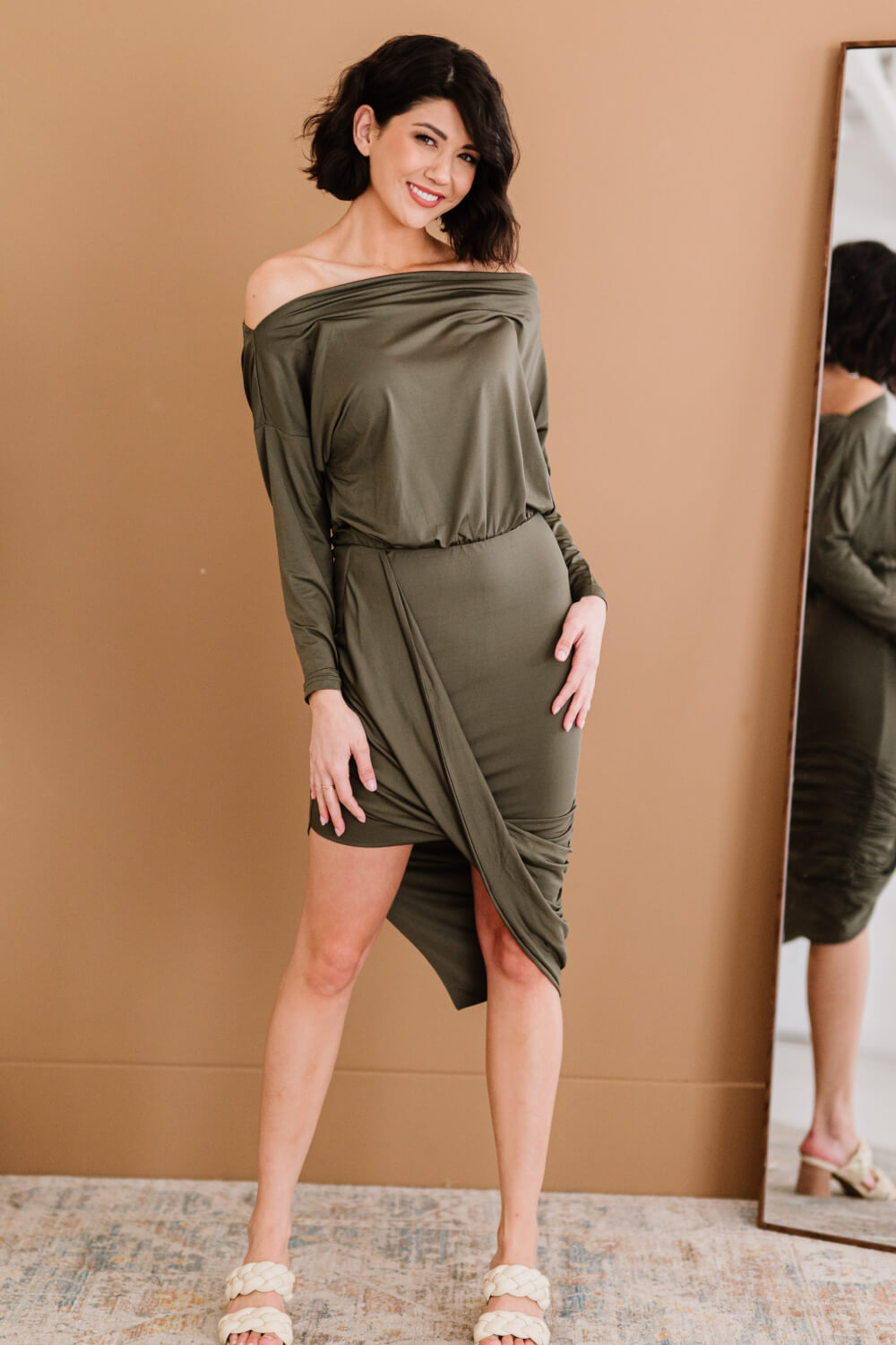 Dress Day New York Chic Ruched Bodycon Dress -