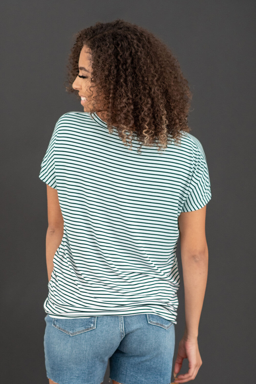 Sew In Love Running Free Striped Tee -