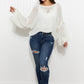 Sweet Generis Second Chances Cable-Knit Openwork Sweater -