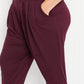 Rae Mode Full Size Deep Breaths Pleated Harem Joggers -