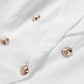 Double-Breasted Lapel Collar Blazer with Pockets -