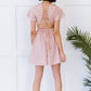 Dress Day All Dressed Up Lace-Up Mini Dress -