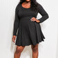 White Birch Missing Link Long Sleeve Dress -