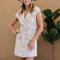 HYFVE Saturday in Sydney Mini Shirt Dress in Khaki -