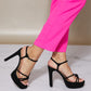 KAYLEEN Reach for the Sky Platform Heeled Sandals -