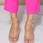 Cape Robbin Living Large Clear Block Heels -