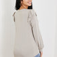 CY Fashion Addicted to You Ruffle Shoulder Top -